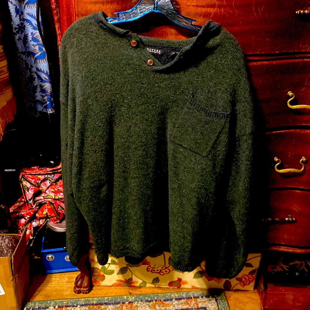 Dark Green Lambswool sweater